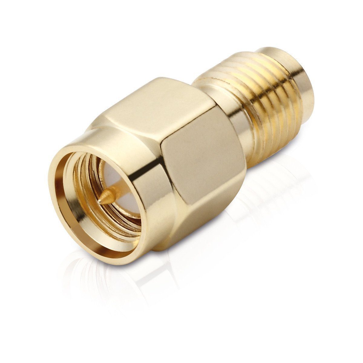 adaptare adaptare 60313 Adapter SMA-Anschluss (mit Pin) auf RP-SMA-Anschluss (SAT-Kabel