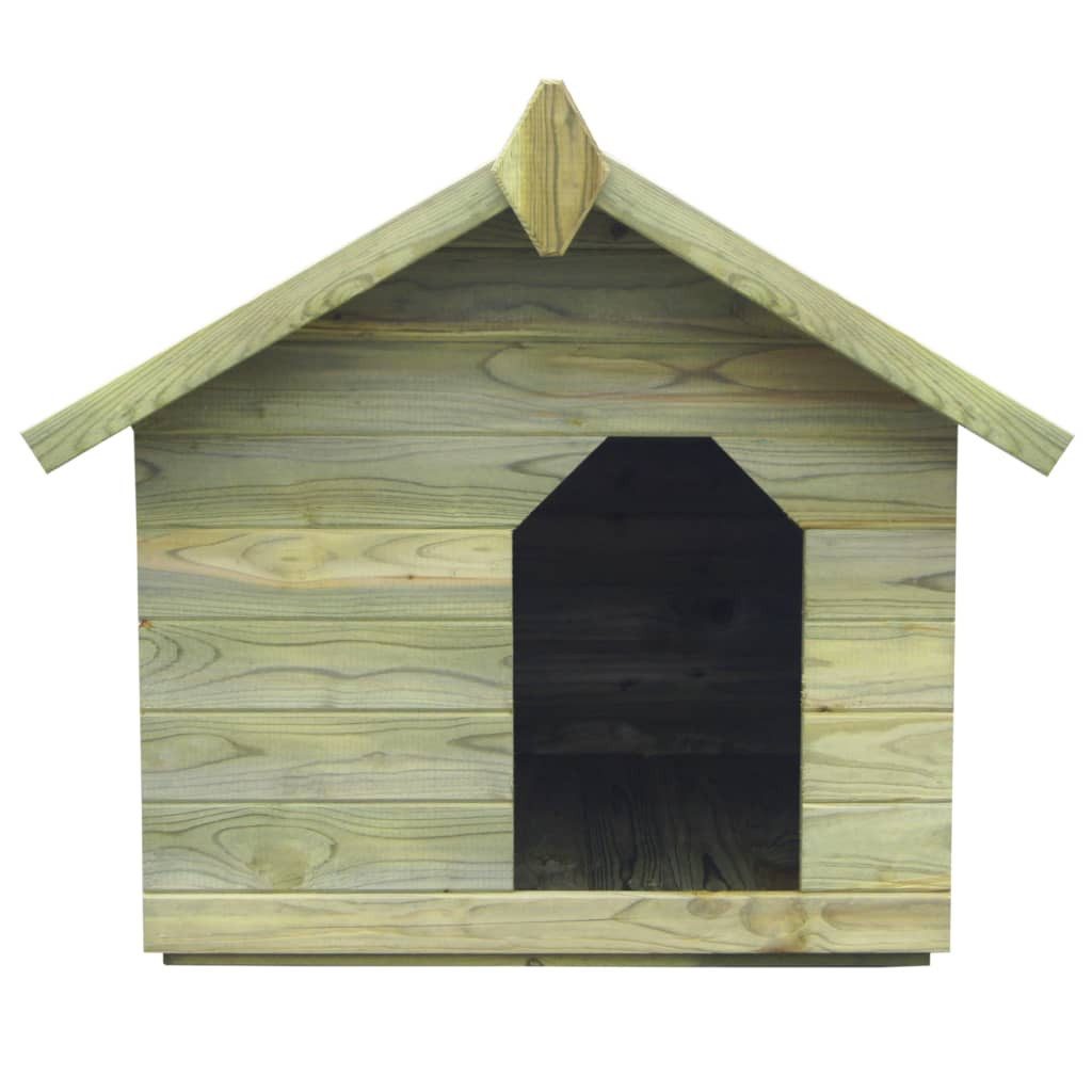 vidaXL Hundezwinger 85 x 103 x 77 cm Hundehütte mit Dach Imprägniertes Kiefernholz