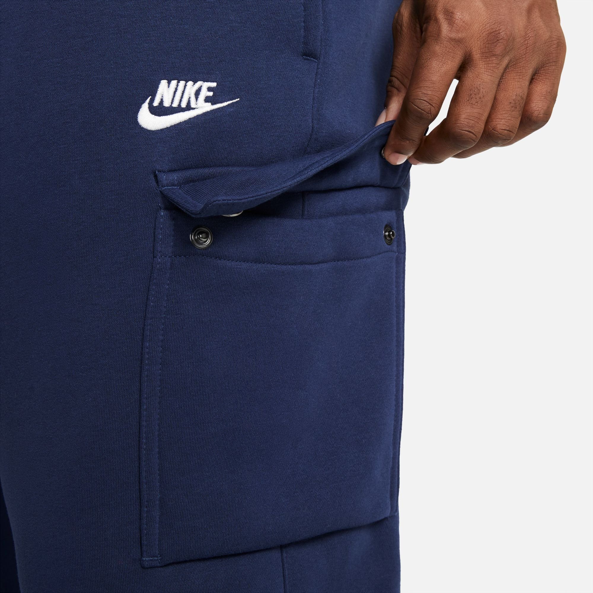 Jogginghose Sportswear FLEECE Nike marine MEN'S CARGO PANTS CLUB