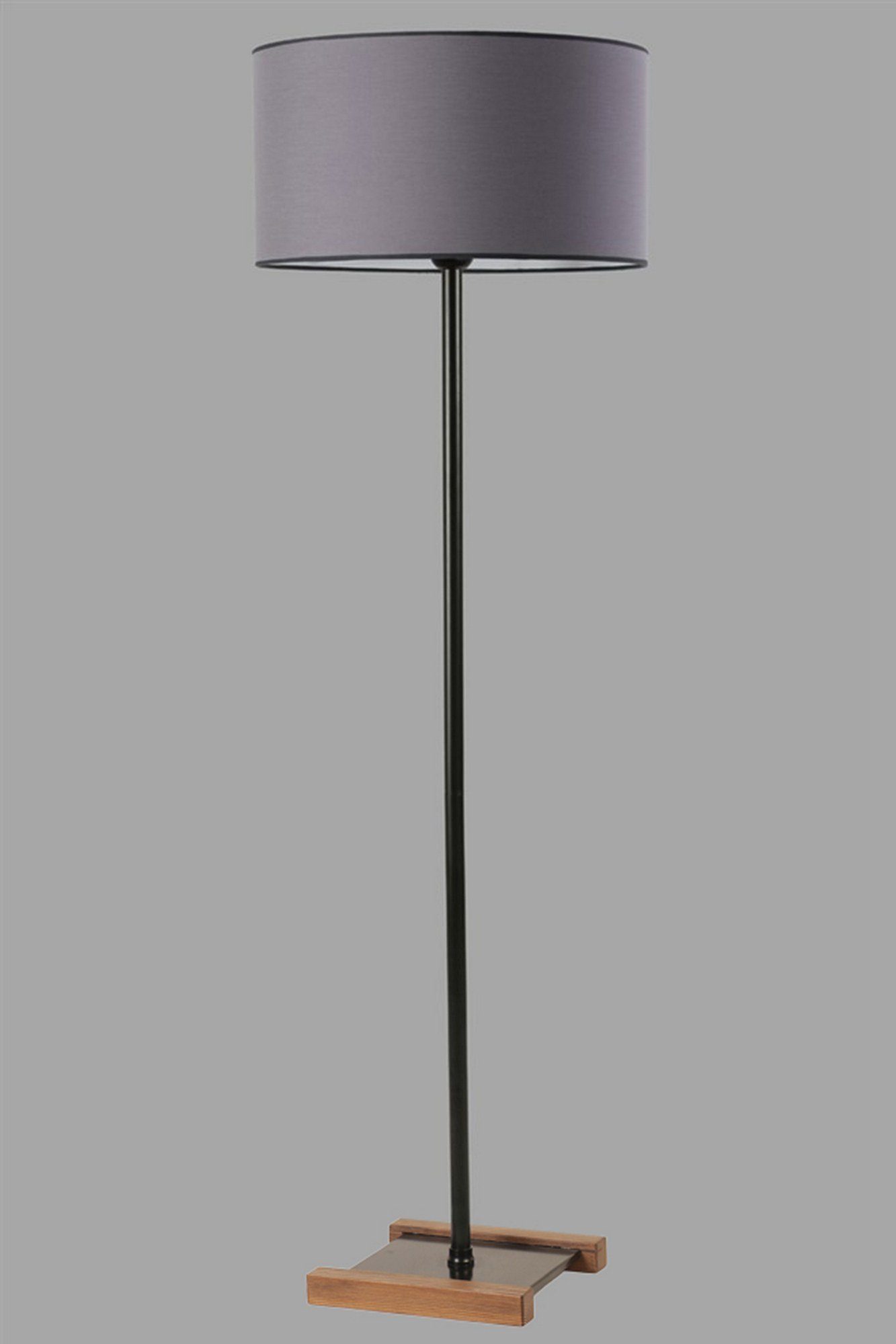 Opviq Stehlampe Schwarz,Grau, Metallkörper cm, x 25 25 Lun,