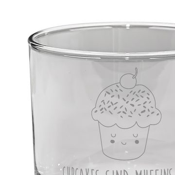 Mr. & Mrs. Panda Whiskyglas Cupcake - Transparent - Geschenk, Küche Deko, Tiere, Gute Laune, Whis, Premium Glas, Handverlesenes Design