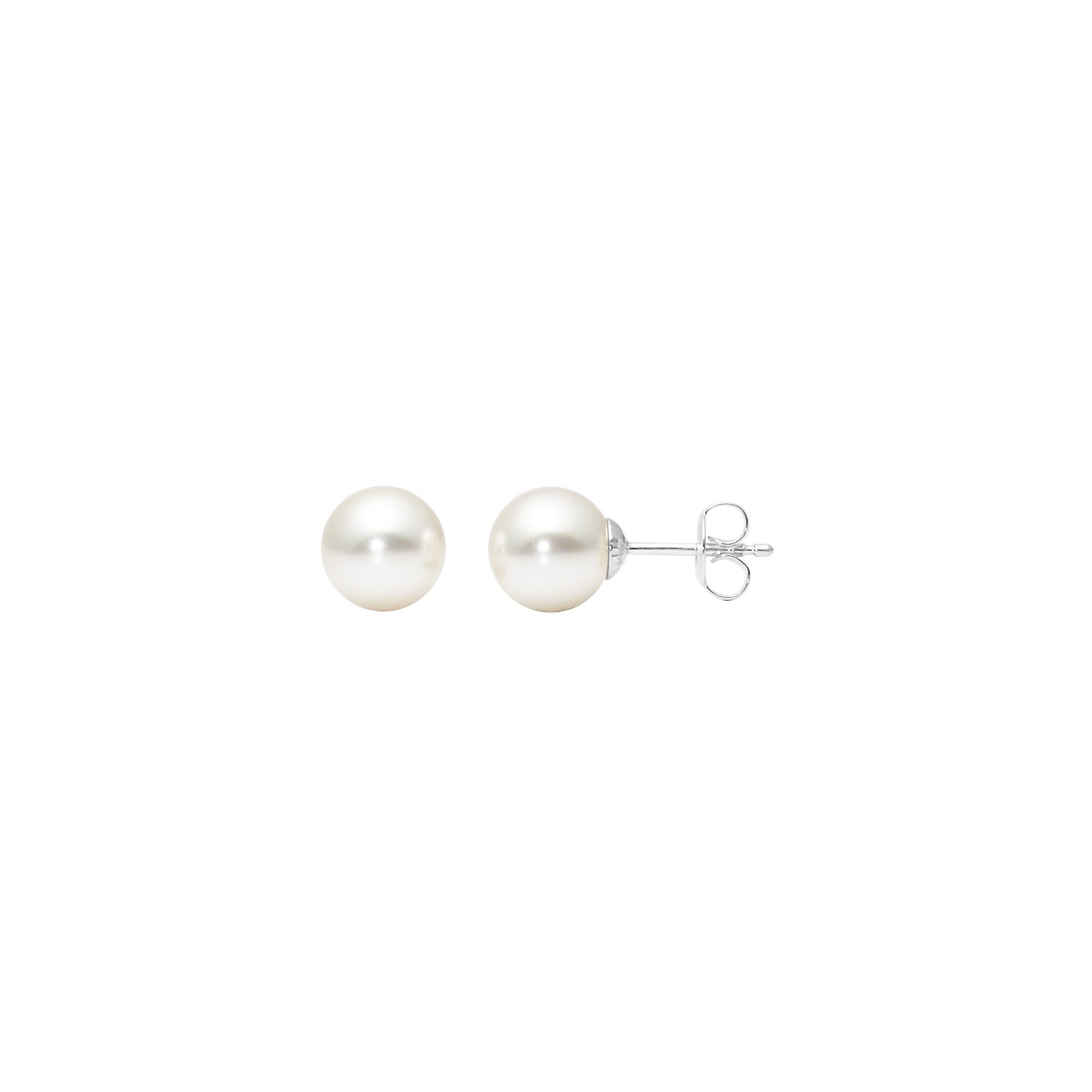 Heideman Paar Ohrstecker Fischhaken VIII (Ohrringe, inkl. Geschenkverpackung), Perlenohrringe mit Perle weiß oder farbig weiss