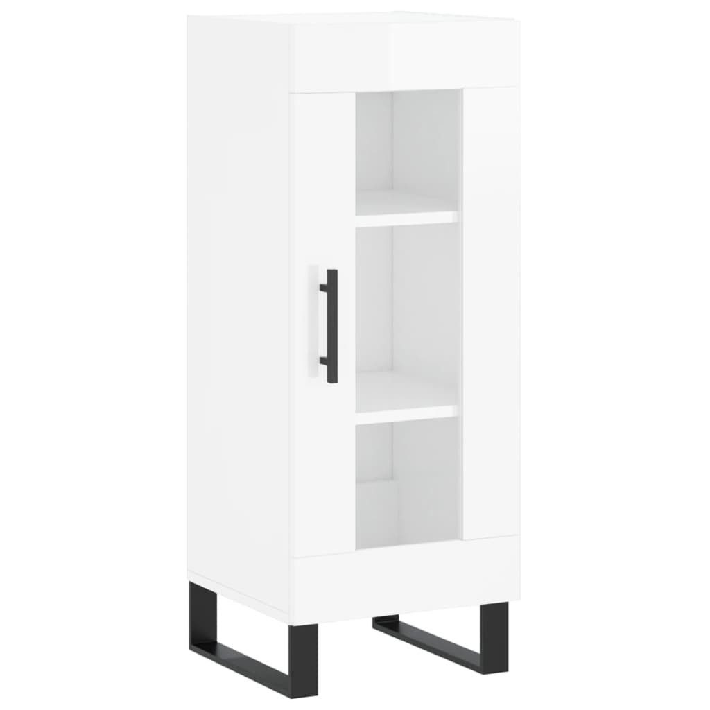 vidaXL Sideboard Sideboard Hochglanz-Weiß 34,5x34x90 cm günstig online kaufen