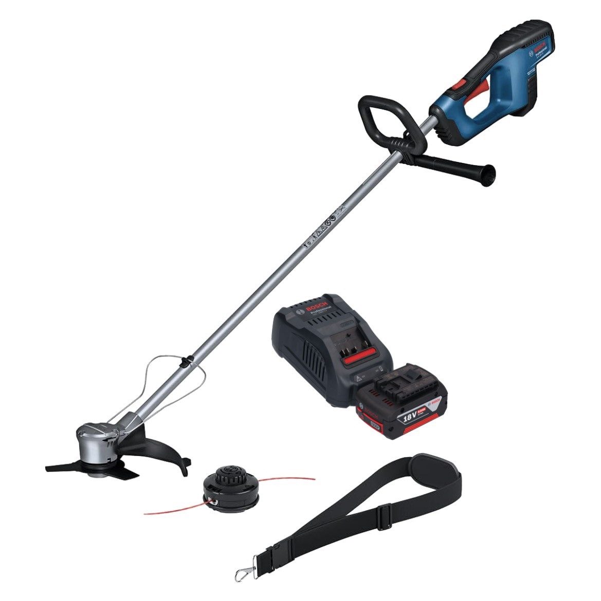 Bosch Professional Akku-Freischneider Bosch GFR 18V-23 Freischneider 18 V 230 mm + 1x Akku 5 Ah + Lader