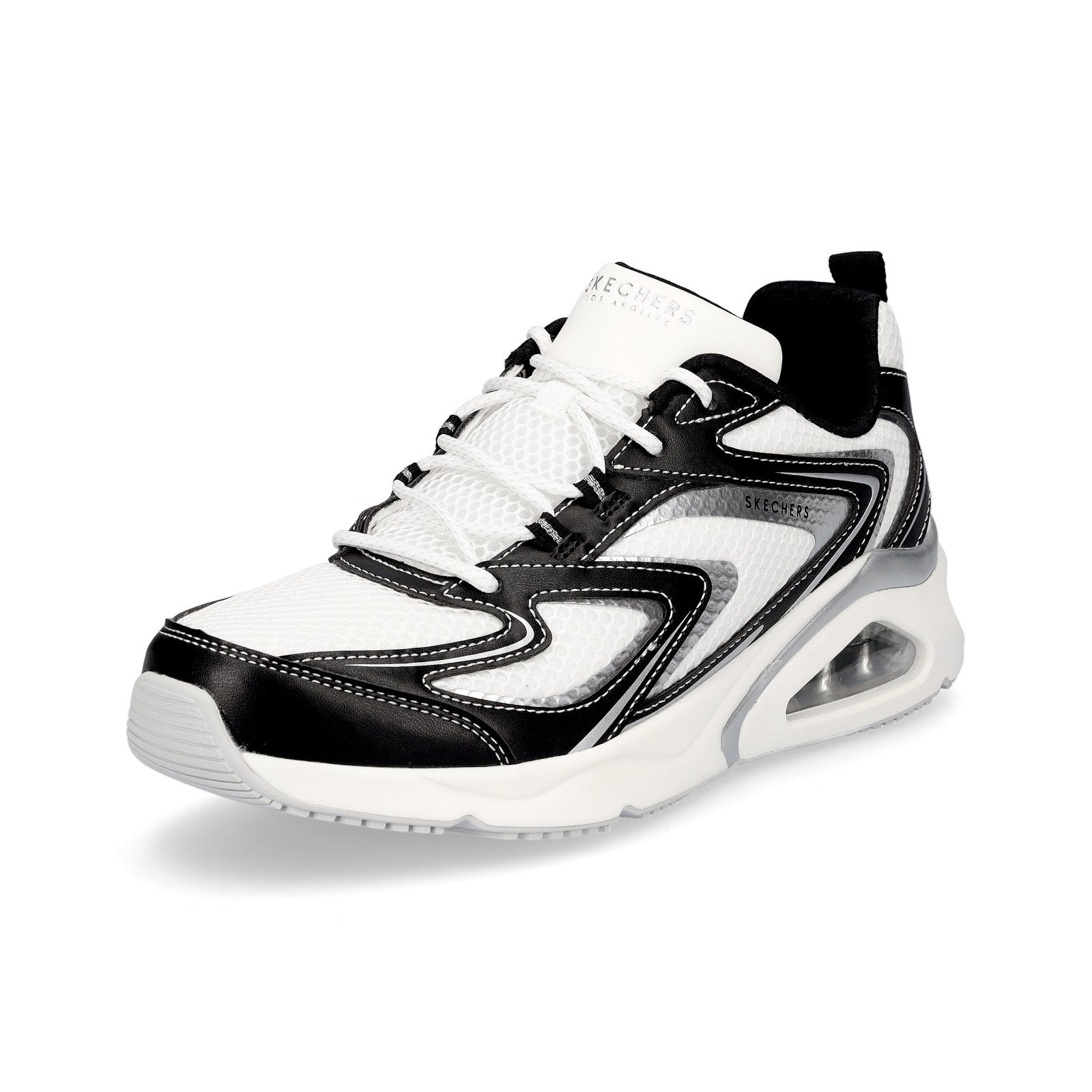 Skechers Skechers Damen Sneaker Tres-Air schwarz weiß Sneaker weiß schwarz (20203213) | Sneaker