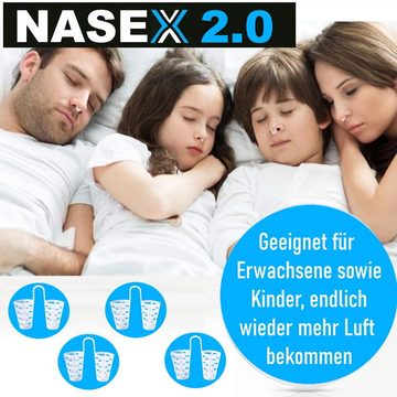 MAVURA Schnarchstopper NASEX2.0 Premium Nasenspreizer & Schnarchschiene, Set Schnarchen Sport Fitness Version 2.0