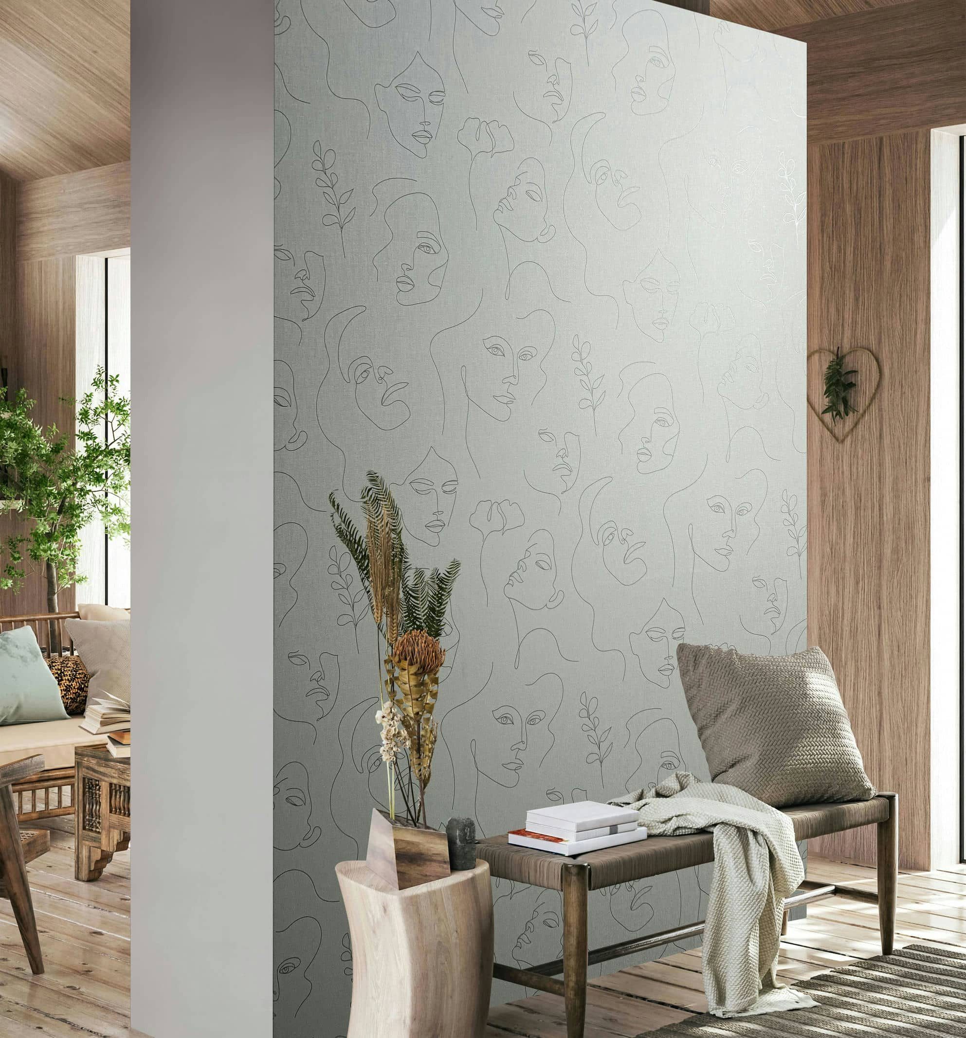 Marburg Vliestapete Graphic Grandeur, grafisch, moderne Tapete für Wohnzimmer Schlafzimmer Küche