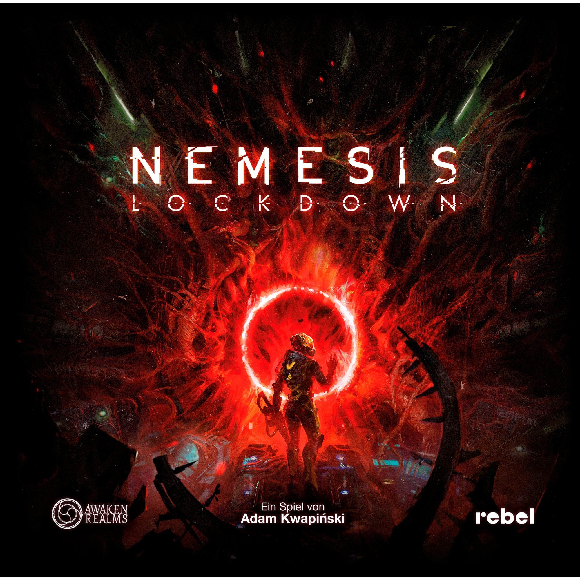 Asmodee Spiel Asmodee Nemesis: Lockdown, Brettspiel