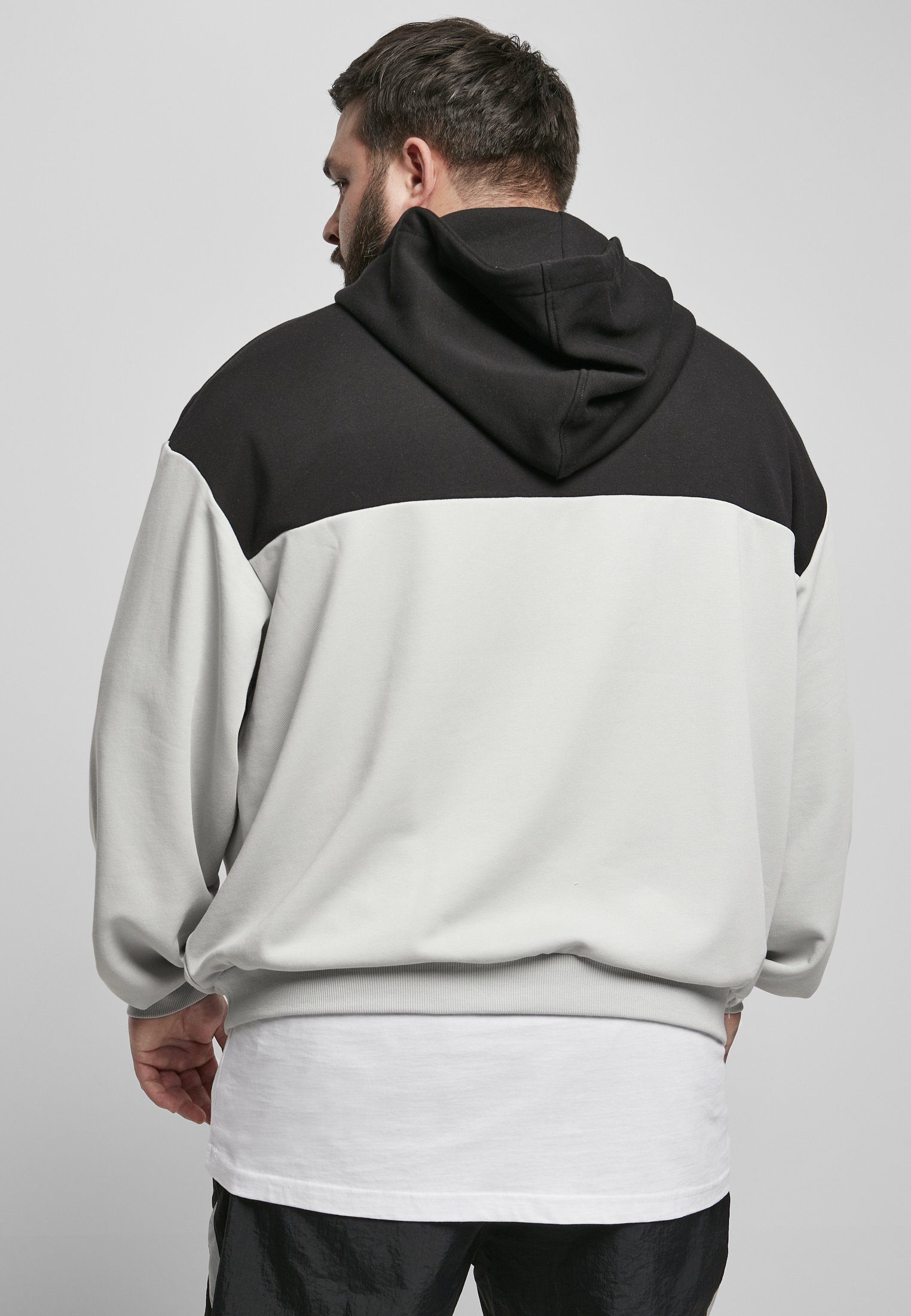 Upper URBAN (1-tlg) Herren CLASSICS Sweater Block Hoody lightasphalt/black