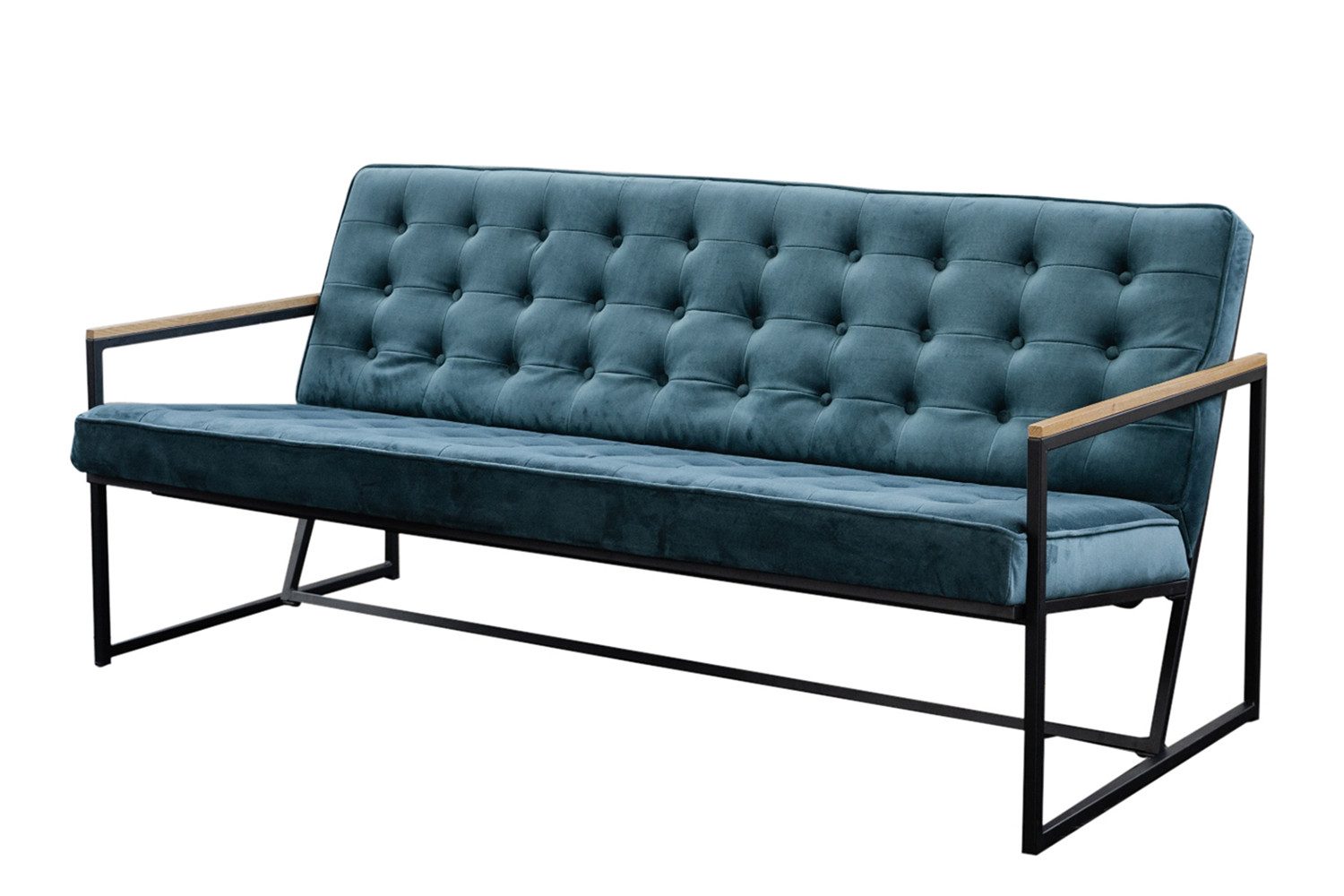 KAWOLA Sofa ARLY, Polsterbank Velvet verschiedene Farben