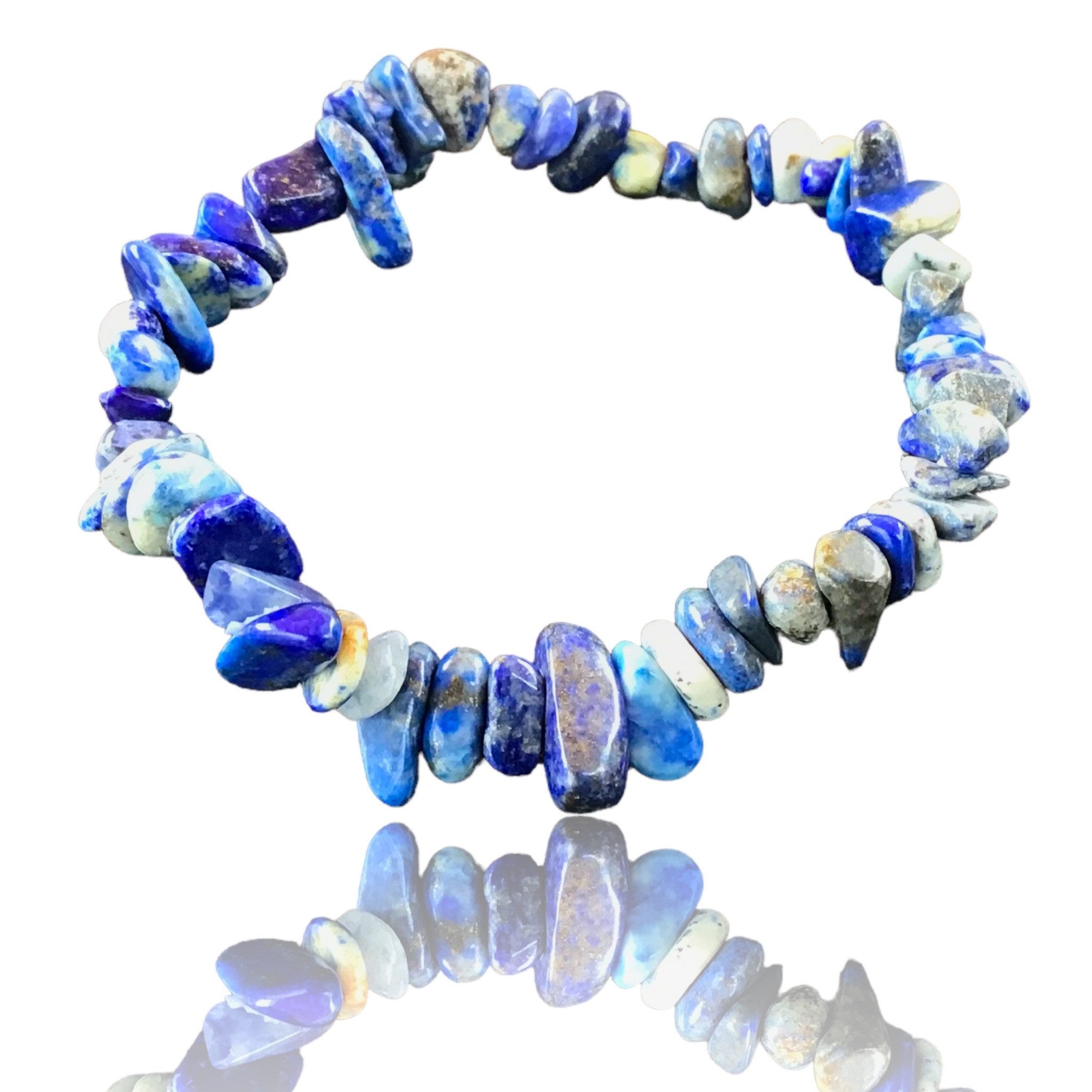 Steinfixx® Armband Lapislazuli Splitterarmband - Edelstein günstig online kaufen