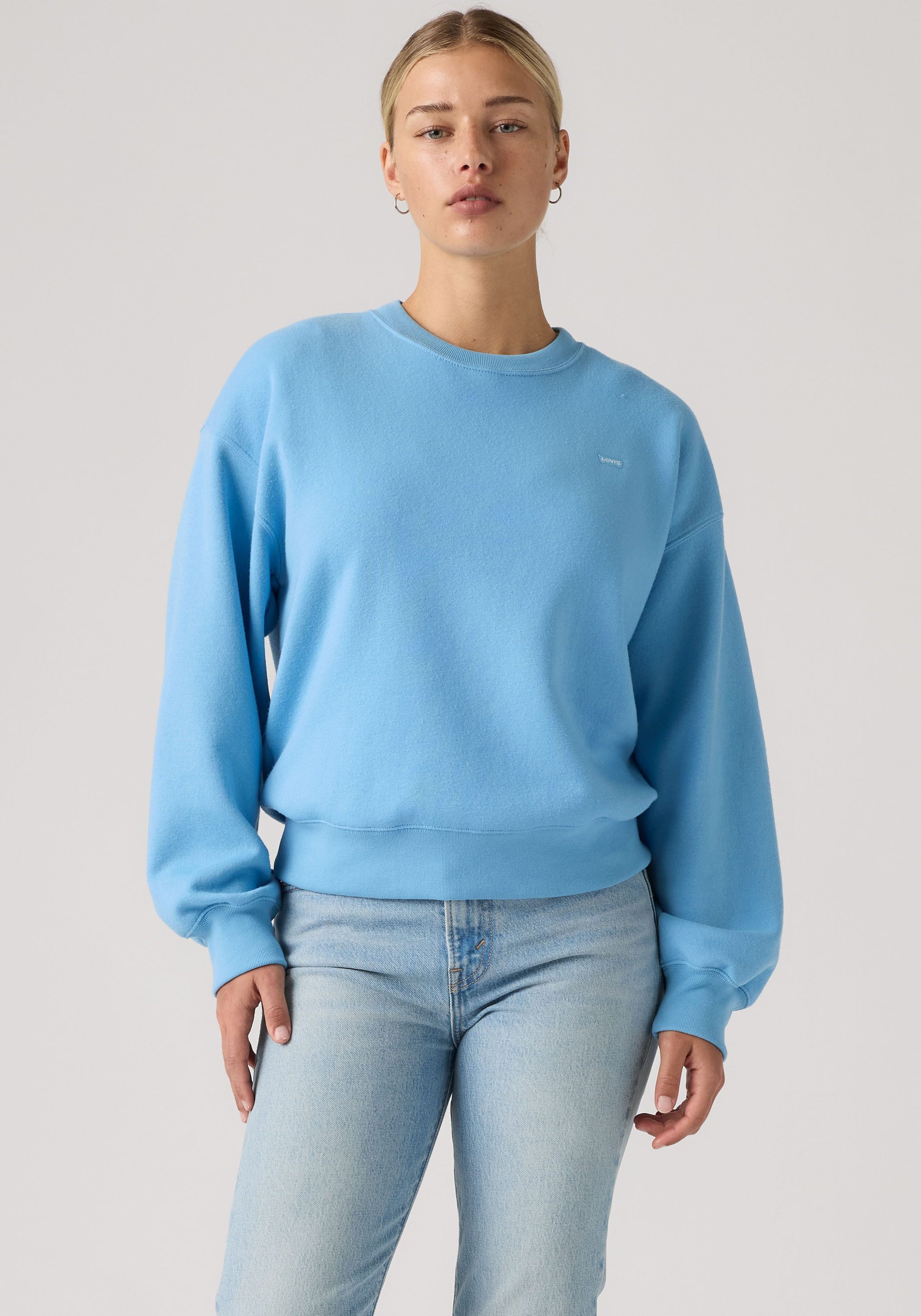 Levi's® Sweatshirt EVERYDAY CREW SWEATSHIRT mit kleinem Logo auf der Brust
