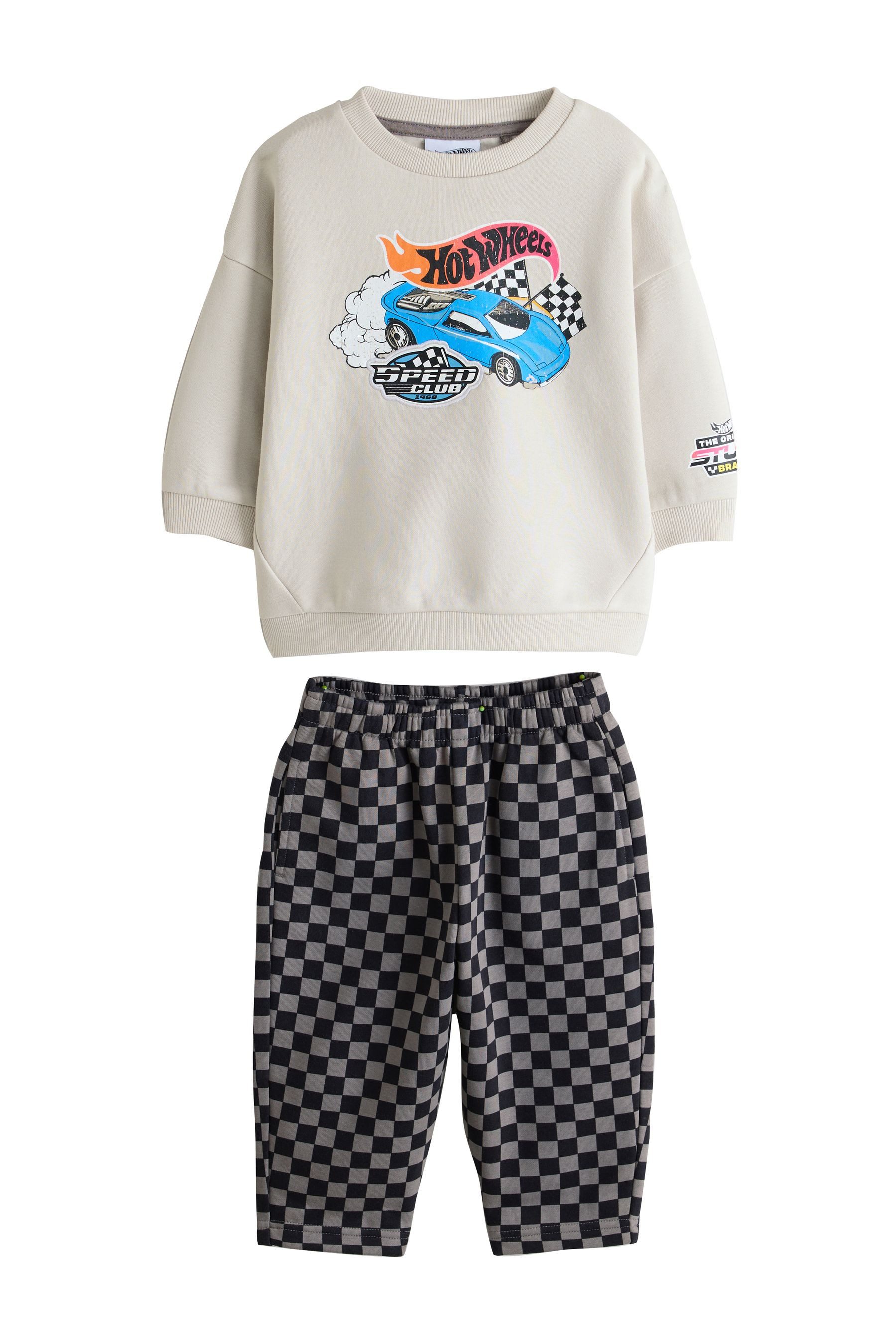 Next Sweatanzug Rundhalspullover und Jogginghose, Hot Wheels (2-tlg)