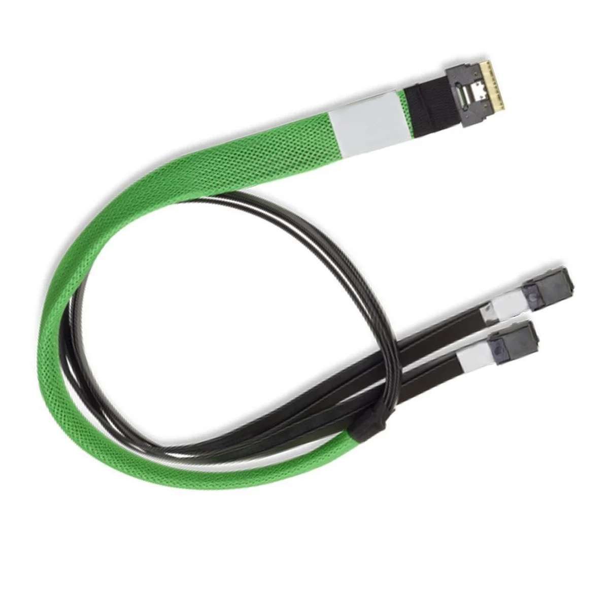 Broadcom Kabel 1x8 SFF-8654 to 2x4 SFF-8643 Mini-SAS HD 1m Netzwerk-Adapter