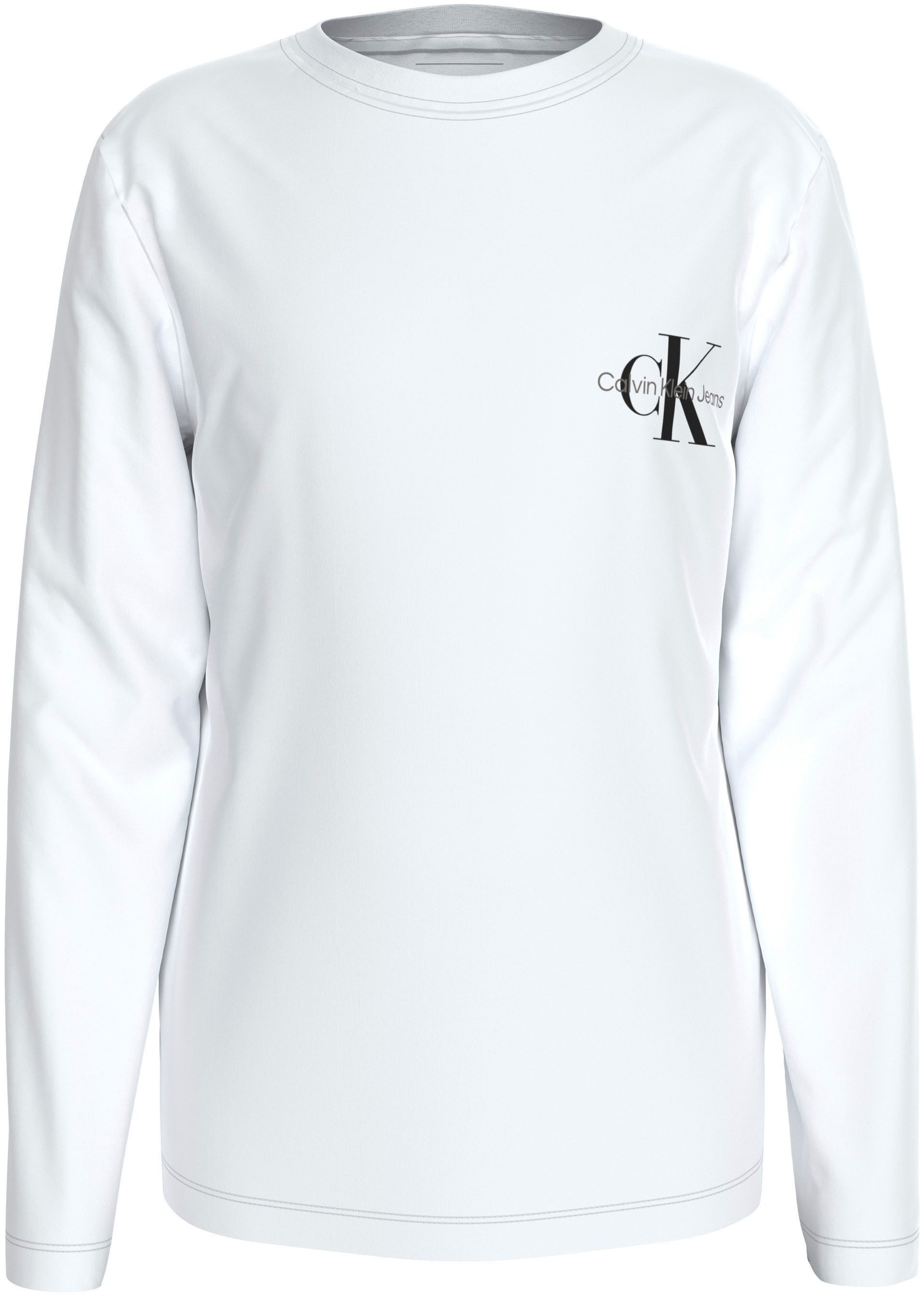 Langarmshirt Chest Monologo Ls T-Shirt