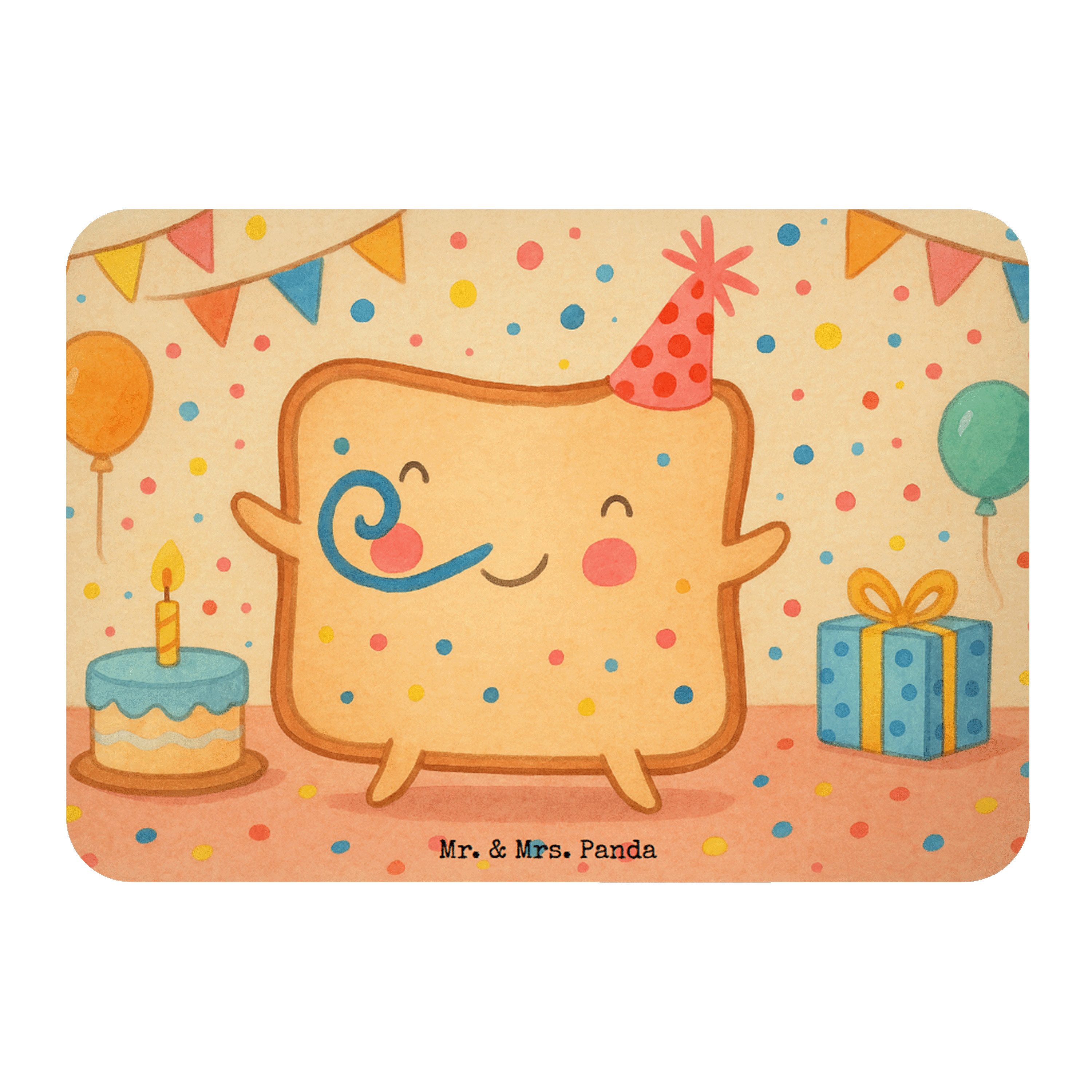 Mr. & Mrs. Panda Magnet Toast Party Design, magnet, Weiß, holz whiteboardmagnet, zettelhalter (Packung), haftmagnet magnet designmagnet