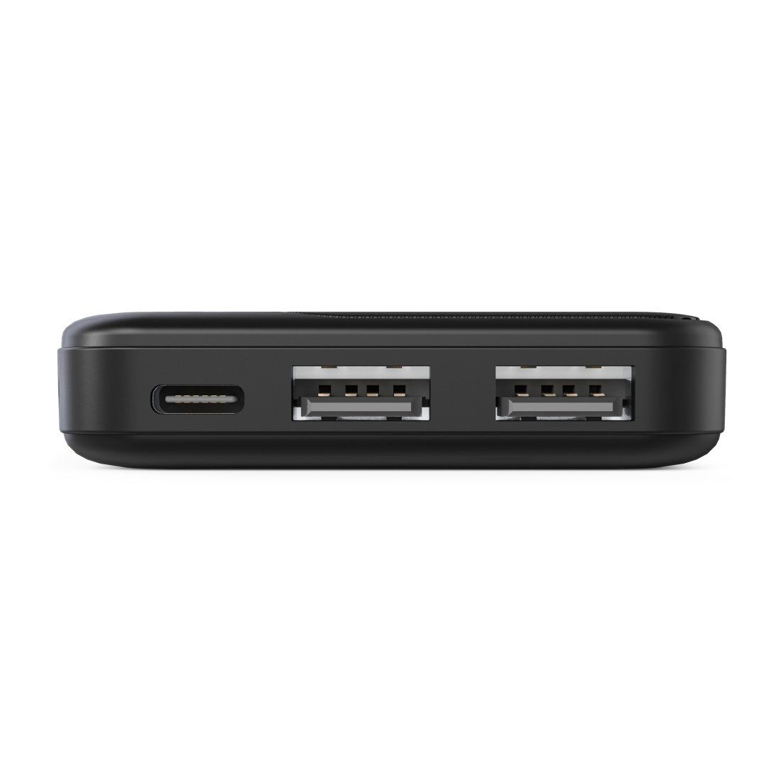 Hama Powerbank 5000 mAh mit 2x USB-A und USB-C Anthrazit Powerbank, Fast Charge, LED-Kapazitätsanzeige, 2x USB-A, Schutzfunktionen – Bild 2 von 5