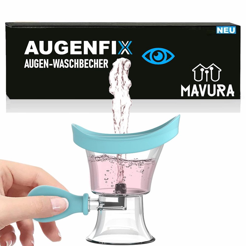 Augenpflege-Set AUGENFIX Augenwaschbecher Augenreiniger Augenmuschel