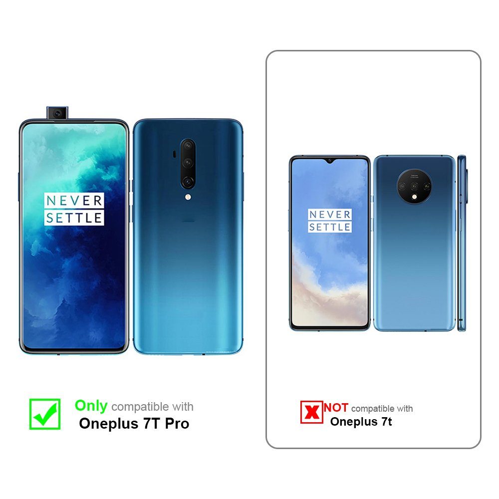 Cadorabo Handyhülle für OnePlus 7T PRO Hülle OnePlus 7T PRO, Hülle Schutzhülle mit Standfunktion, Kartenfach und Magnetverschluss
