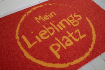 Fußmatte Mein Lieblingsplatz 60 x 40 cm, Mr. Ghorbani, Rechteckig, Höhe: 3 mm