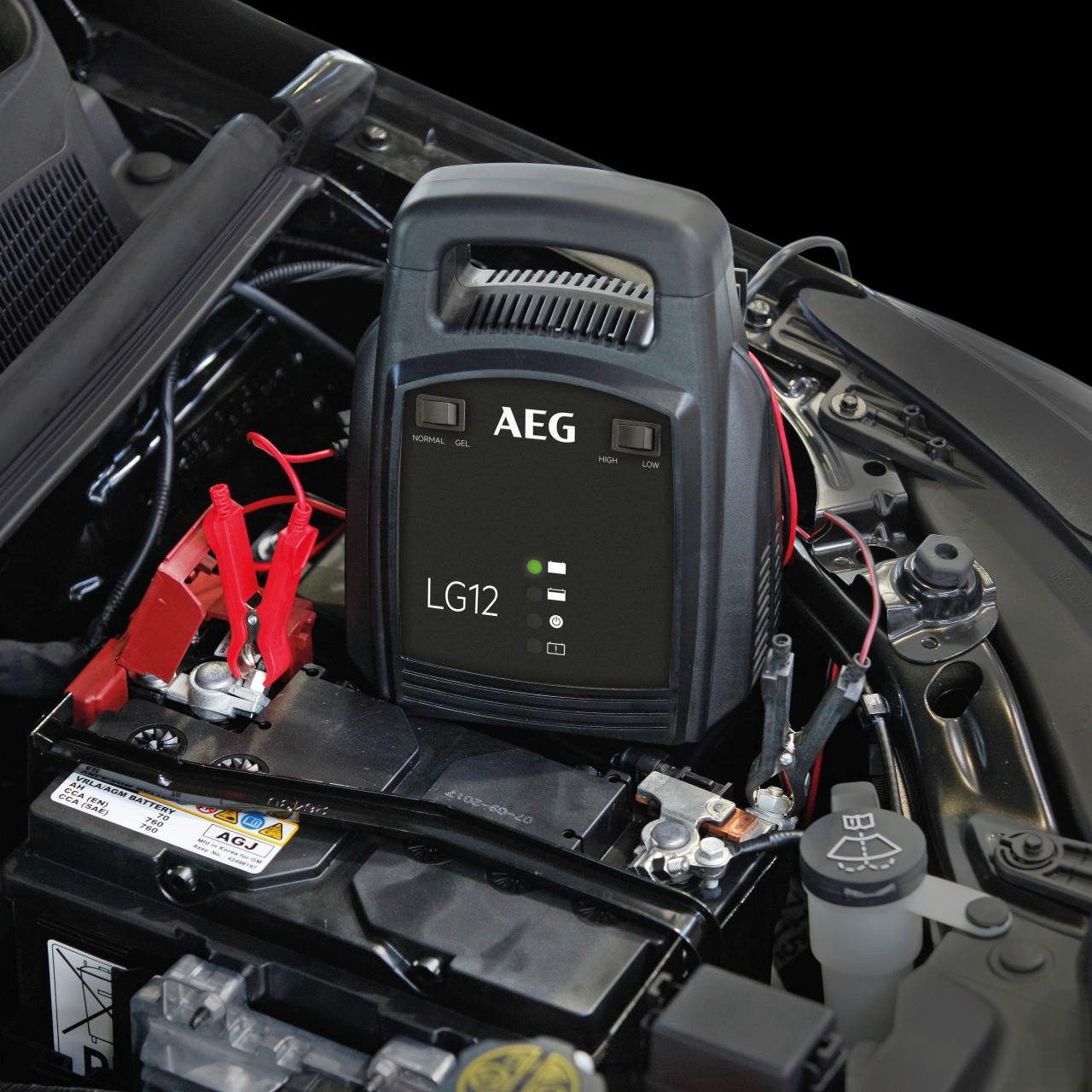 AEG LG 12 Autobatterie-Ladegerät (12000 mA)