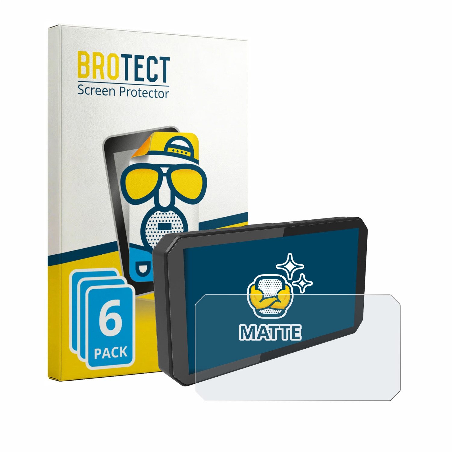 BROTECT Displayschutzfolie Schutzfolie für Innovv N1 Pro 5.99", 6 Stück, Displayschutz Schutz Folie Matt Entspiegelungsfolie