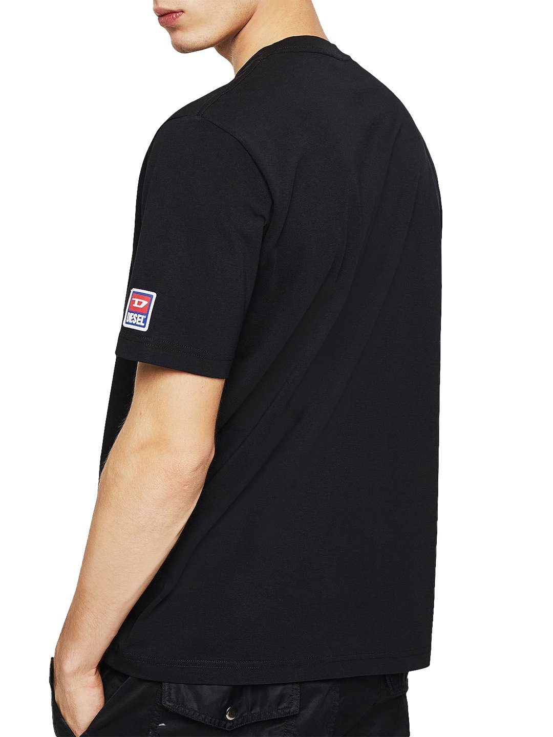 Diesel T-JUST-DIVISION-D Regular Rundhalsshirt Fit Shirt - Logo