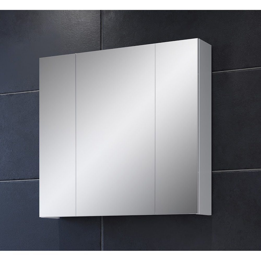 trendteam Badezimmerspiegelschrank Devon Spiegelschrank Badspiegel Spiegel Badschrank in Weiß