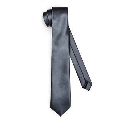 Ladeheid Krawatte Klassische Herren Krawatte glänzend Vielfältige Farben TMS-7 150cmx7cm (1-St)