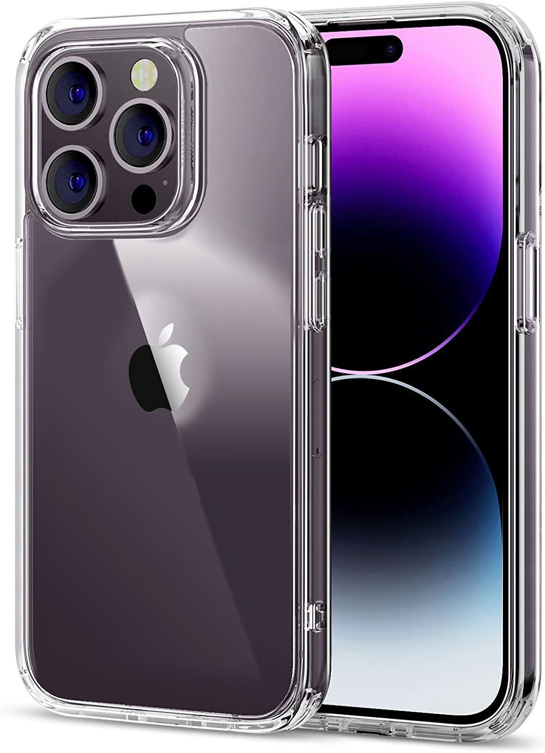 MSM Handyhülle Hülle für Apple iPhone 14 / Pro / Max / Plus Silikon Schutz Case Klar