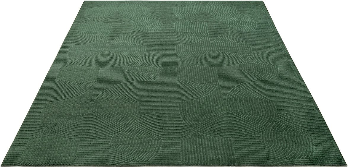 the carpet Teppich Rio, rechteckig, Höhe: 8 mm, weicher Wohnzimmer Teppich rutschfest 3D-Optik