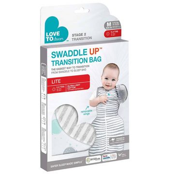 Love to Dream Pucksack Pucksack Swaddle Up Transition Bag Lite Stufe 2 M Weiß