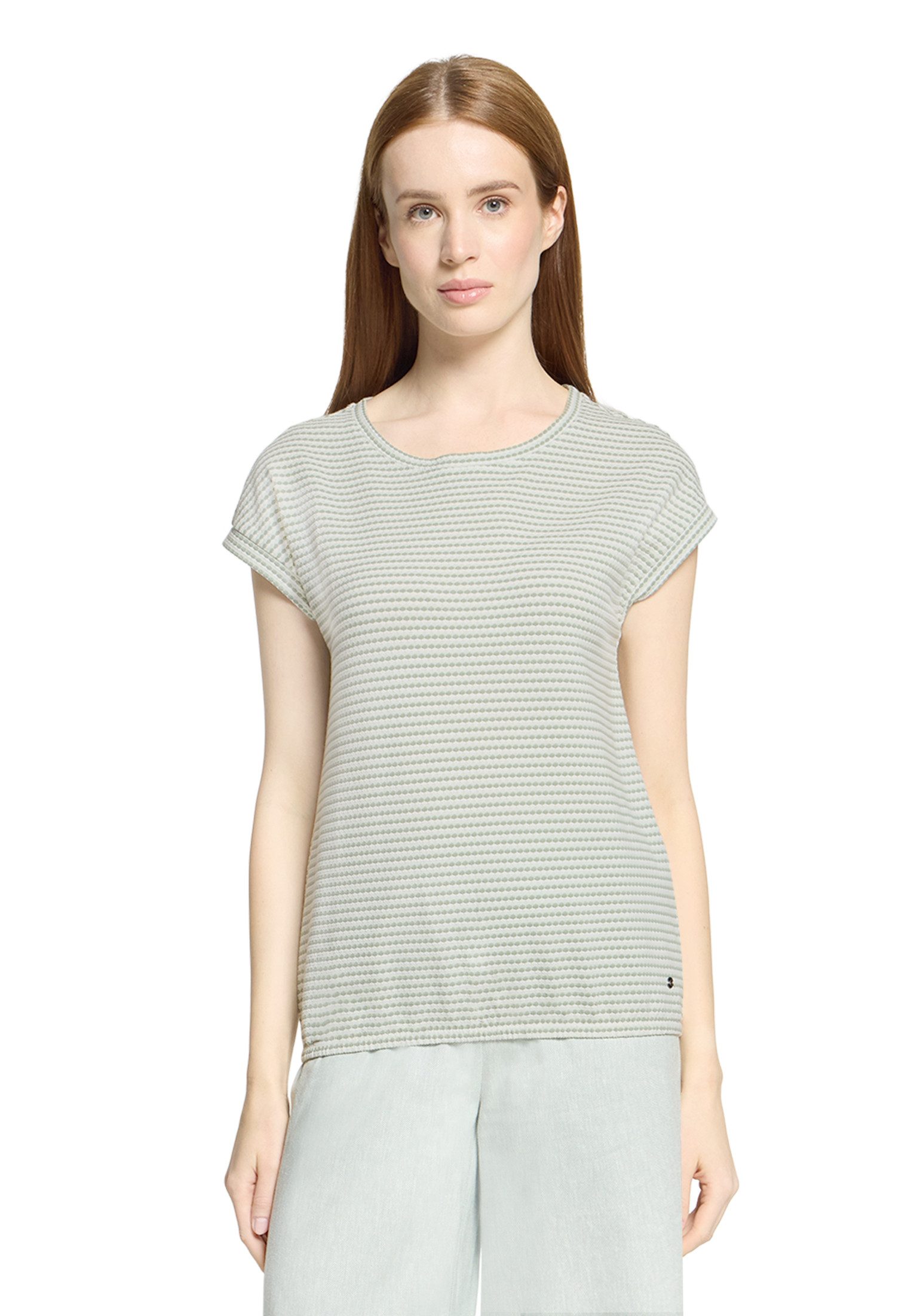 Kurzarmshirt Damen mit Gummizug