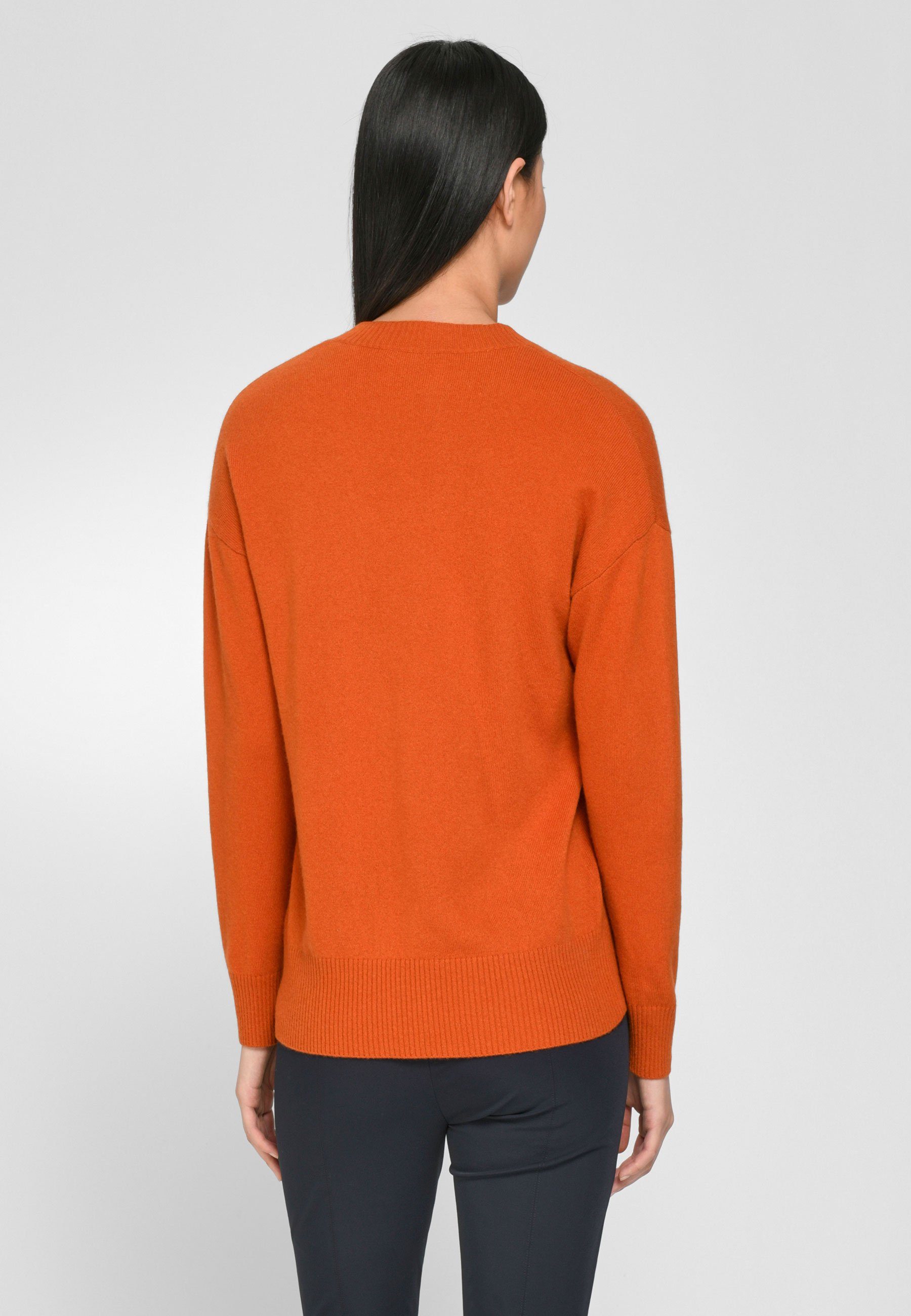 Wool modernem Strickpullover include mit orange New Design