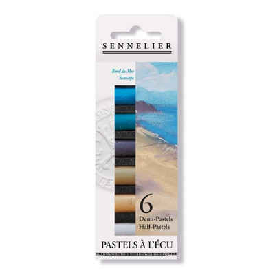 SENNELIER Pastellkreide 6 Soft Pastelle Seascape