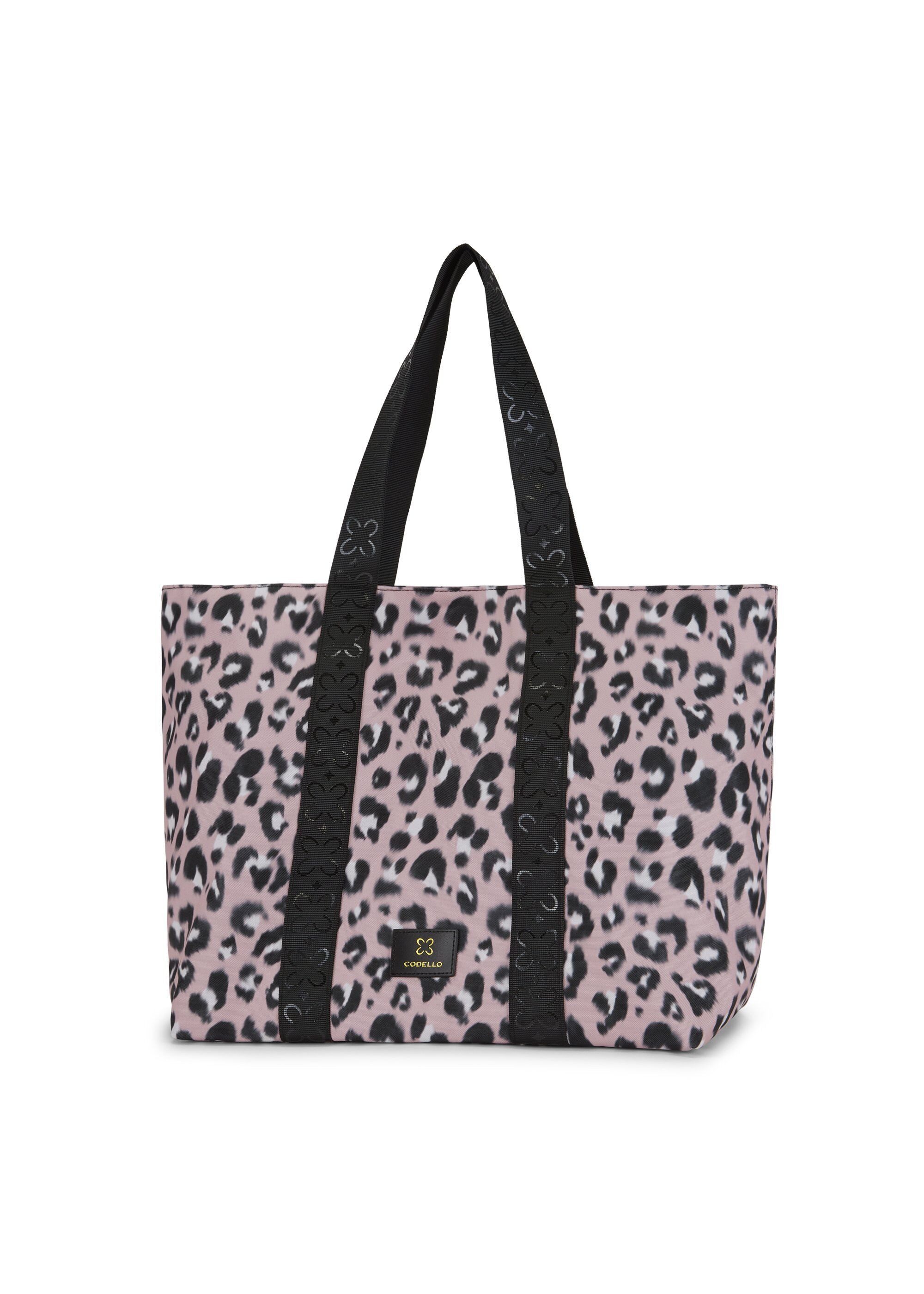 Codello Shopper, mit Leoparden-Muster