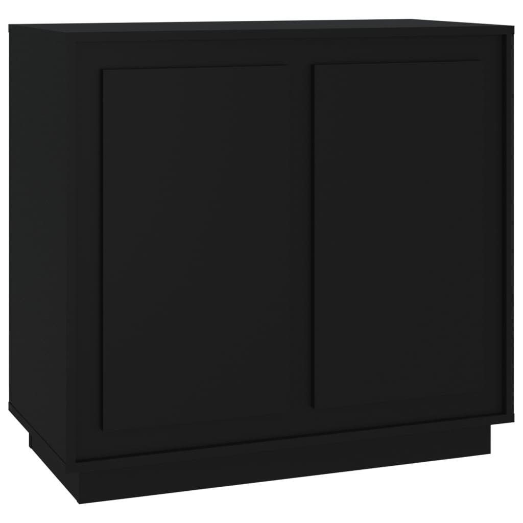 vidaXL Sideboard Sideboard Schwarz 80x34x75 cm günstig online kaufen