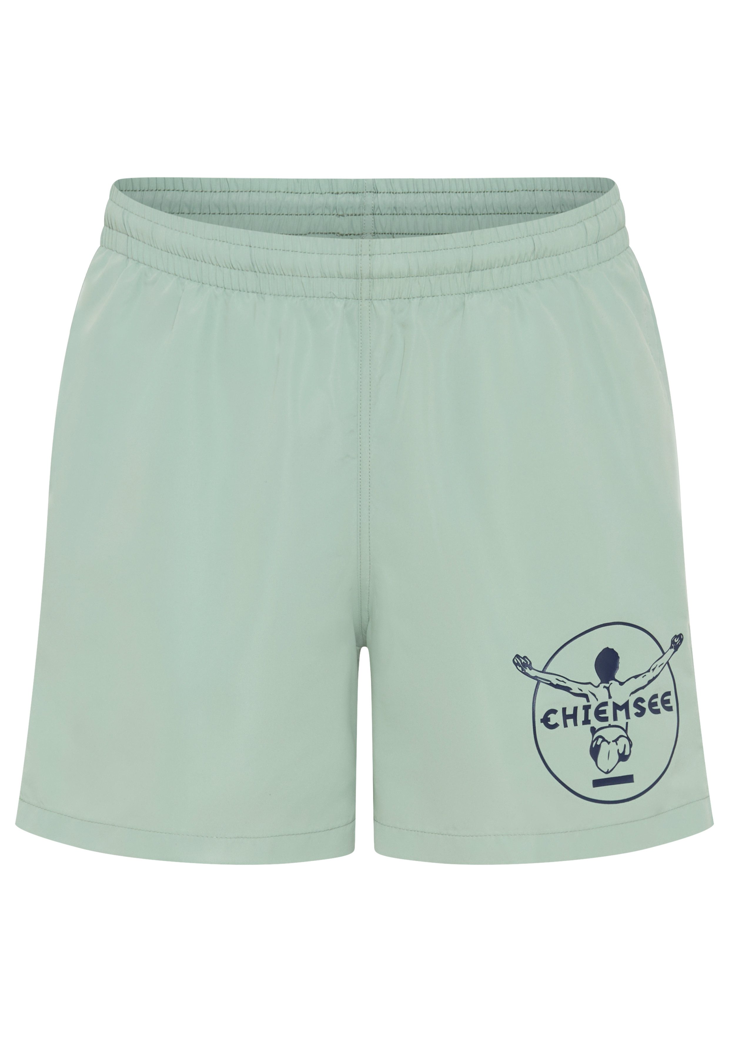 Chiemsee Badeshorts Swim Shorts Jadeite aus Baumwolle und Polyester, bequeme Passform, sportliche Schnittform