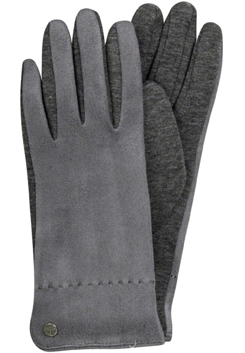 Capelli New York Baumwollhandschuhe Jersey Handschuhe grau