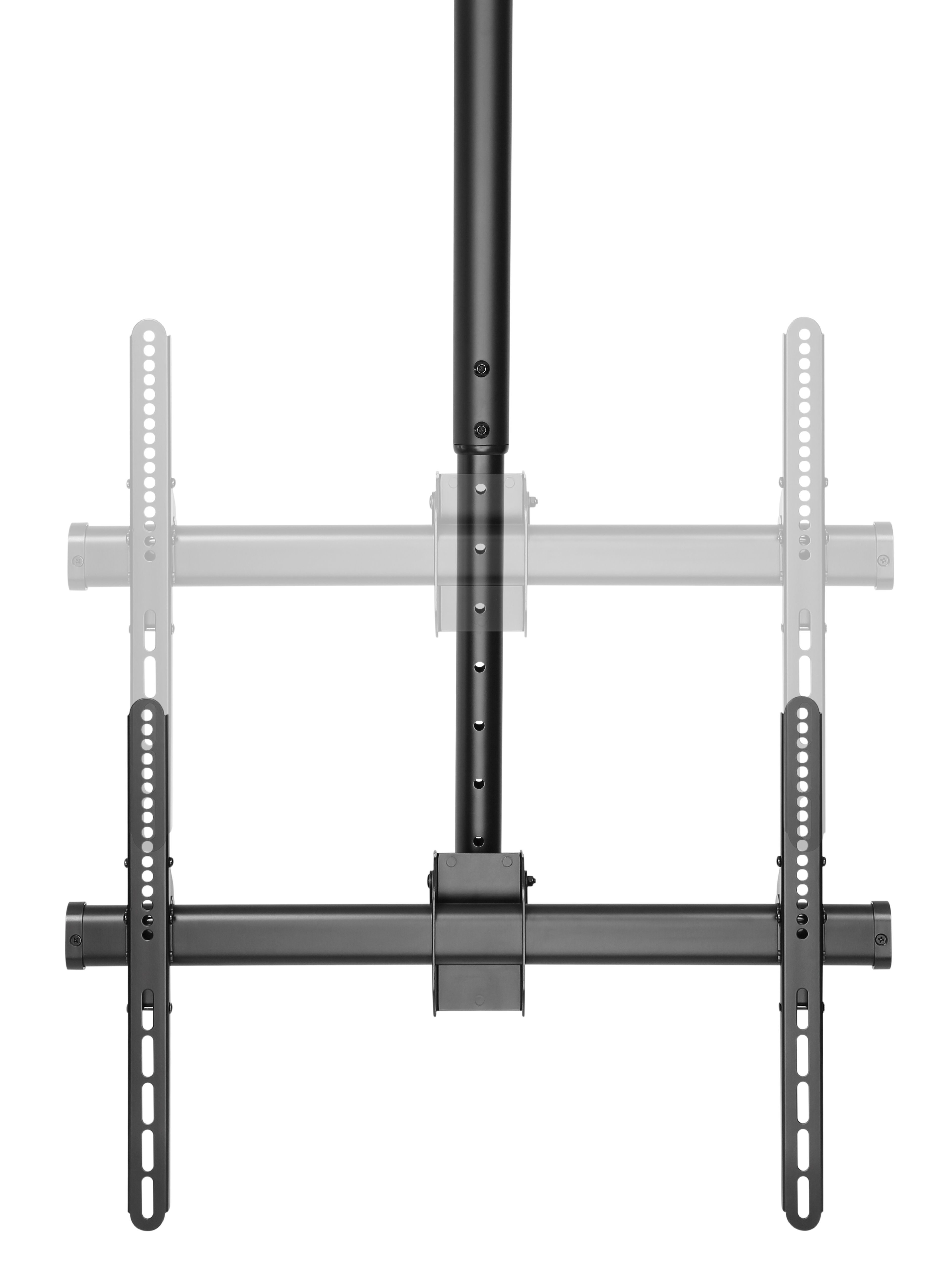 HALTERUNGSPROFI TV-Deckenhalterung DH4002, (bis 70,00 Zoll, Deckenmontage, Höhenverstellbar, Drehbar)