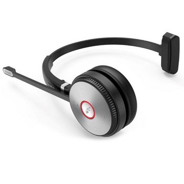 Yealink WH62 Mono UC - Headset - schwarz On-Ear-Kopfhörer