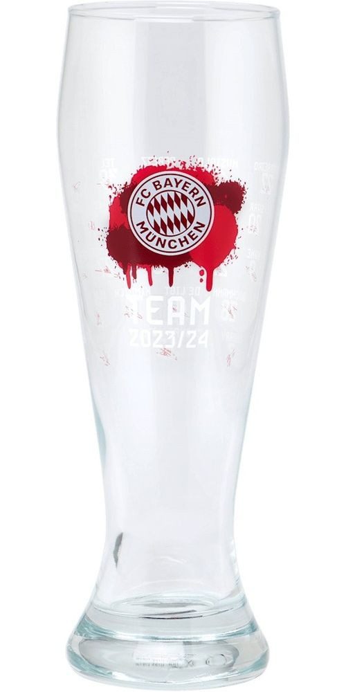 FC Bayern München Becher Weißbierglas Signature 2023-24
