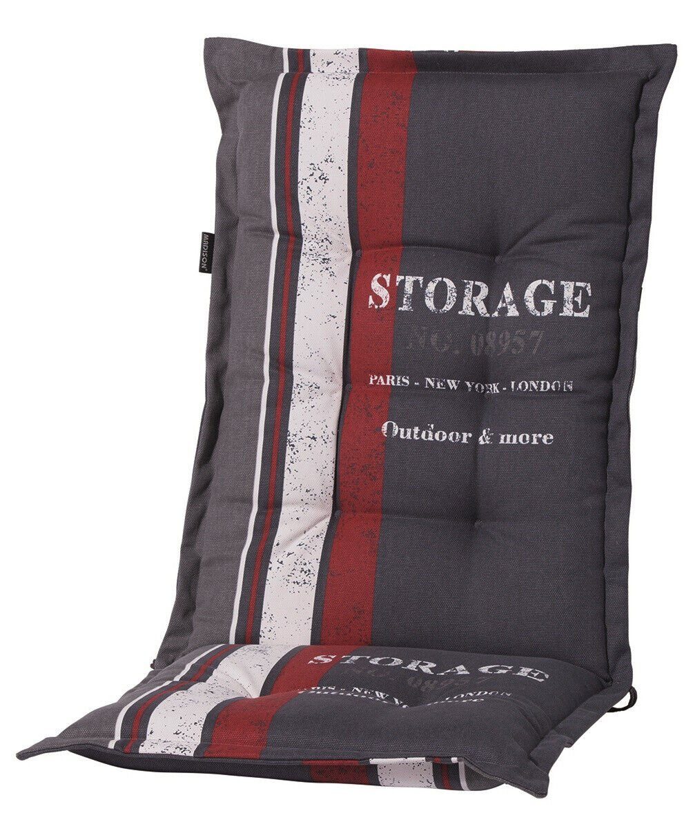 Madison Hochlehnerauflage G 148 6er Set Gartenstuhl Auflagen Kissen Polster günstig online kaufen