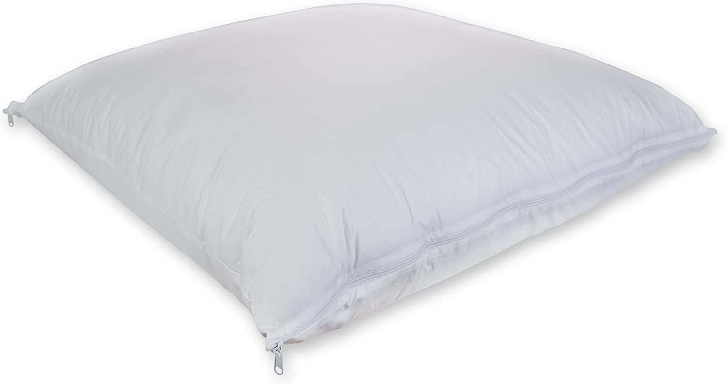 Genius Kopfkissen eazzzy Zipperkissen 80x80 cm, 3 individuell einstellbare Höhe- und Härtegrade