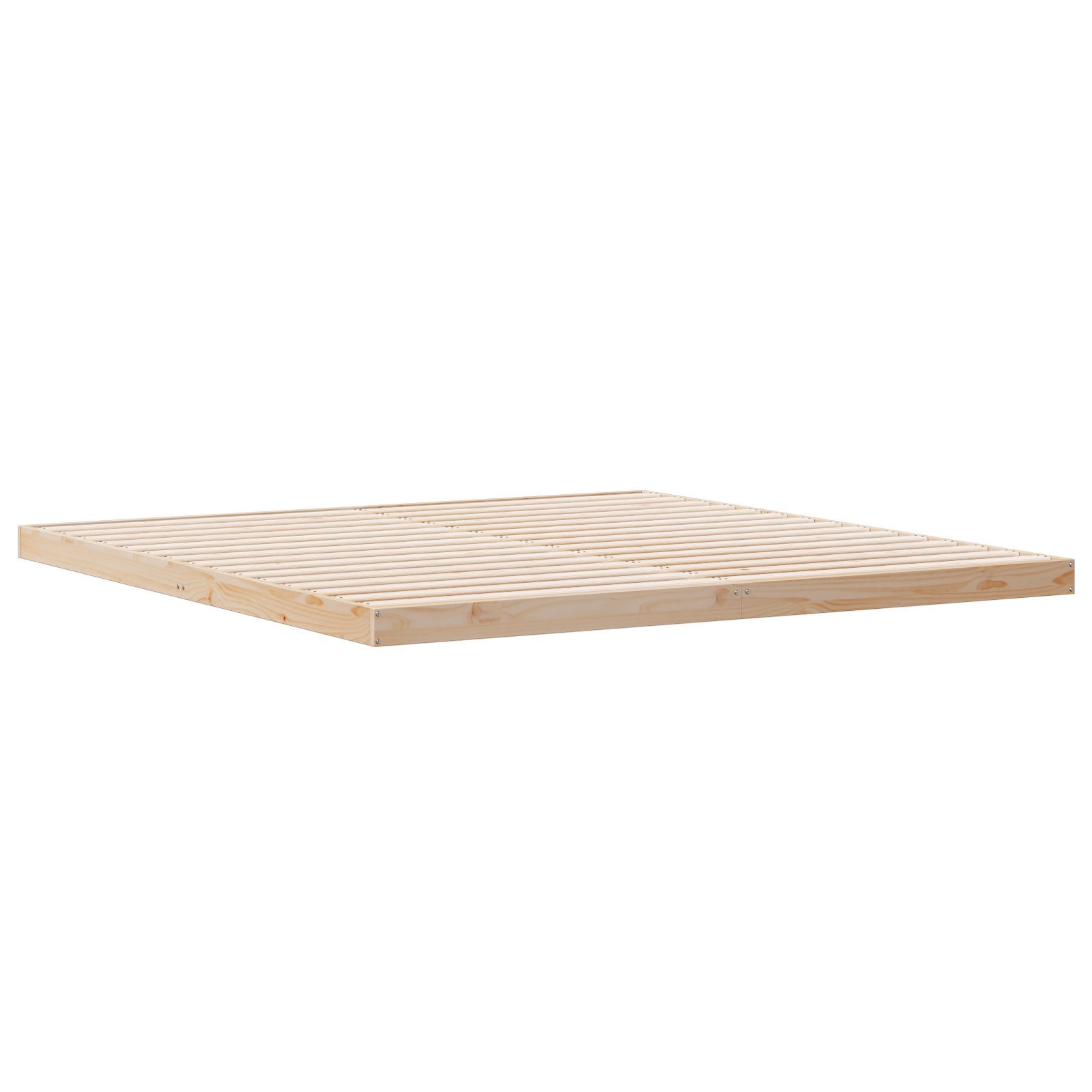 vidaXL Bett Bodenbett 200x220 cm Massivholz günstig online kaufen
