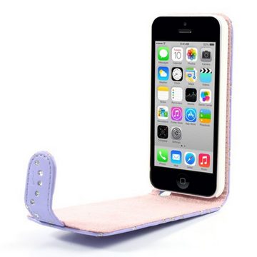 König Design Handyhülle Apple iPhone 5c, Apple iPhone 5c Handyhülle Backcover Violett