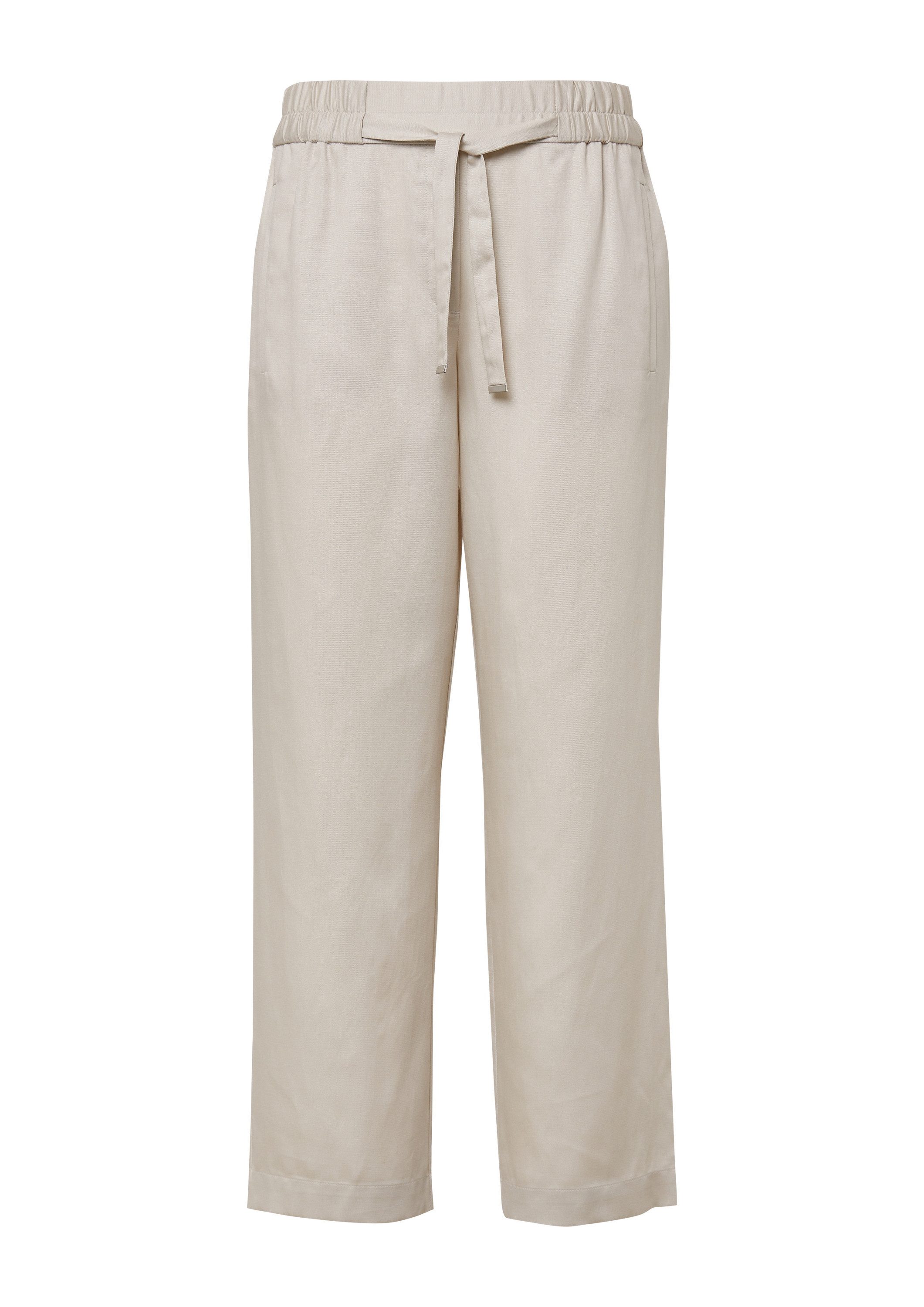 comma Chinos Hose Ankle-Hose aus Lyocellmix mit Straight Leg günstig online kaufen