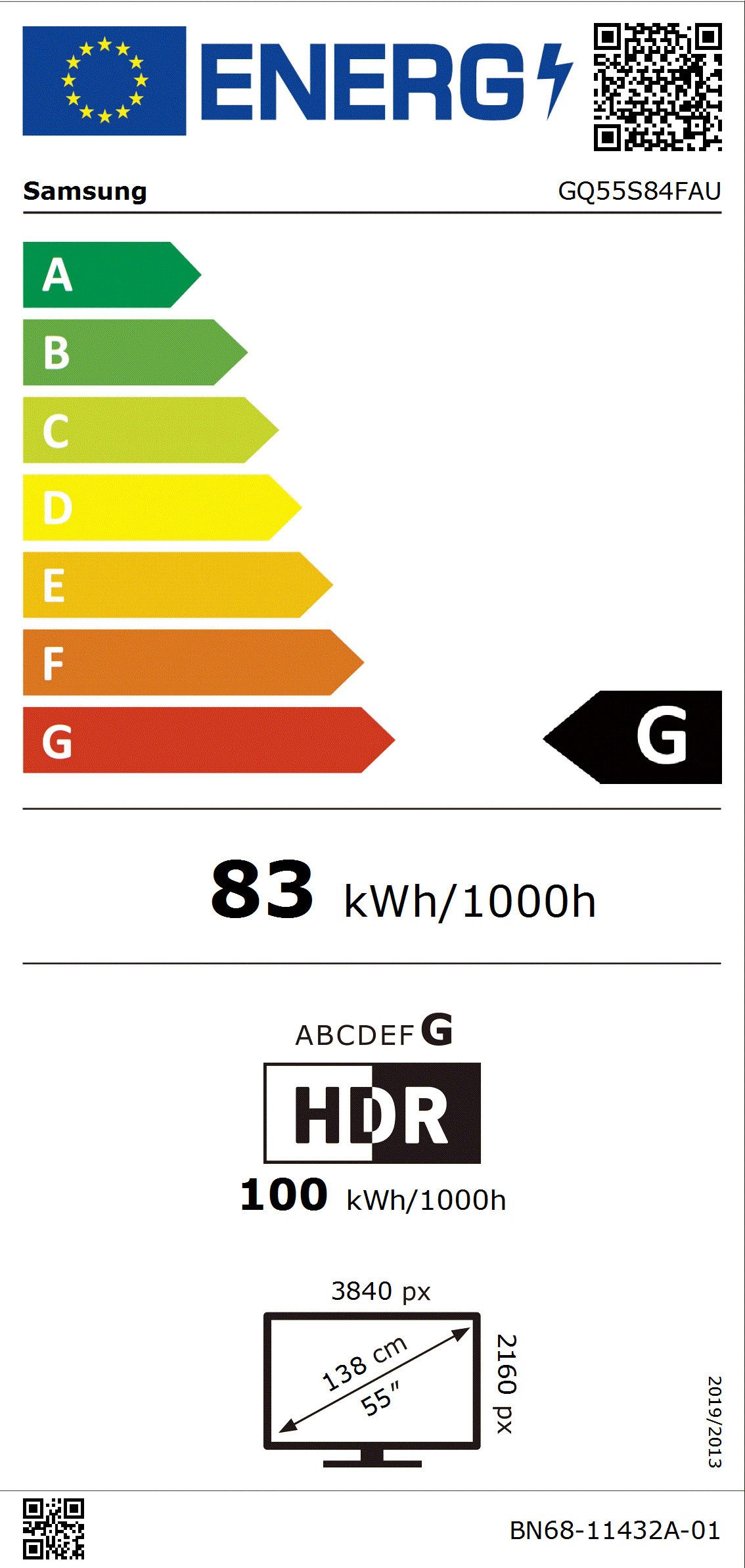 Energieeffizienzklasse: 