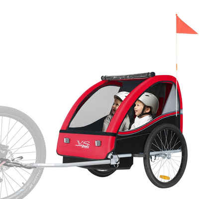 TIGGO Fahrradkinderanhänger Tiggo VS Kinderanhänger Fahrradanhänger für 1 oder 2 Kinder