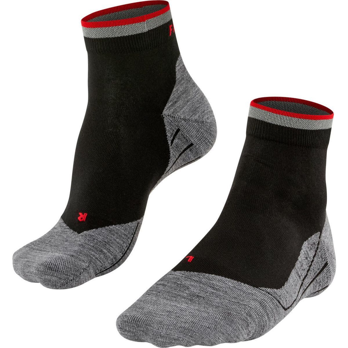FALKE Sportsocken RU4 Endurance Short Reflect Herren Running Kurzsocken Leichte, reflektierende Laufsocken mit mittlerer Polsterung und